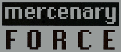 Mercenary Force logo for GameBoy